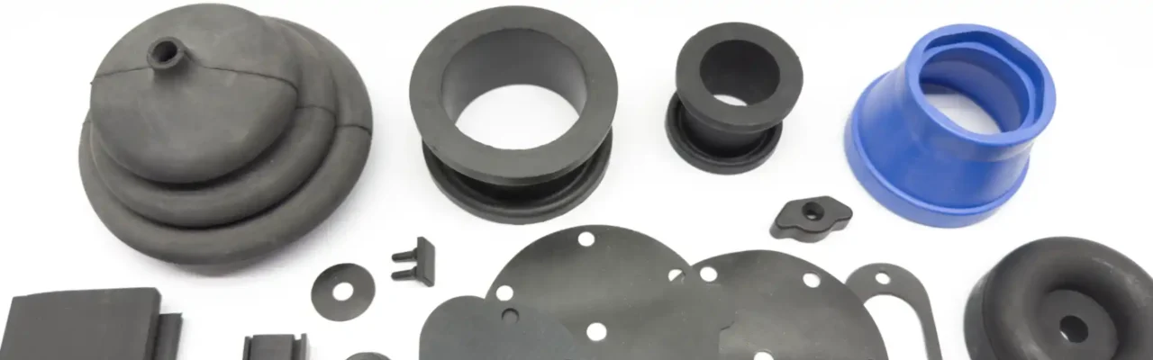 Rubber components for industrial applications available from Welsch Metal Products, a U.S. Based company